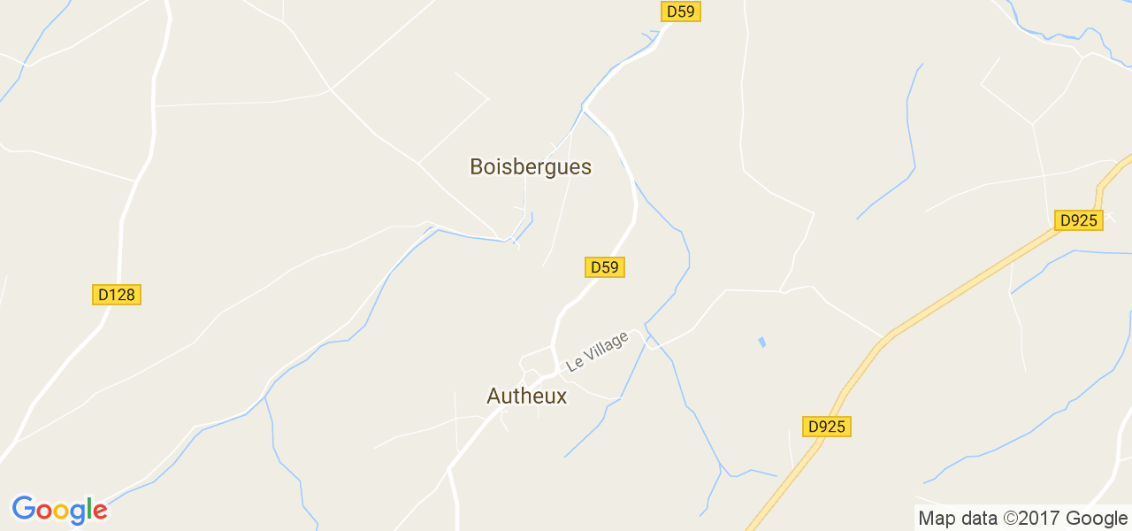 map de la ville de Boisbergues