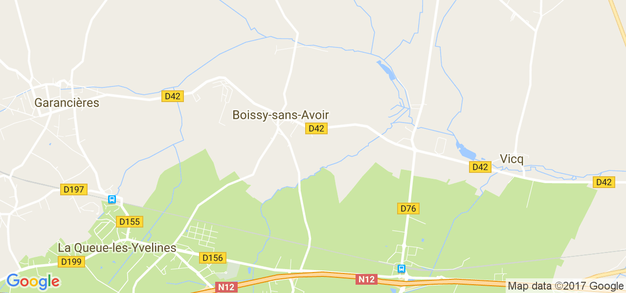 map de la ville de Boissy-sans-Avoir