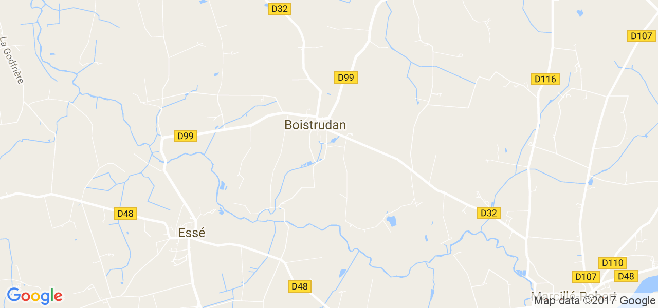 map de la ville de Boistrudan