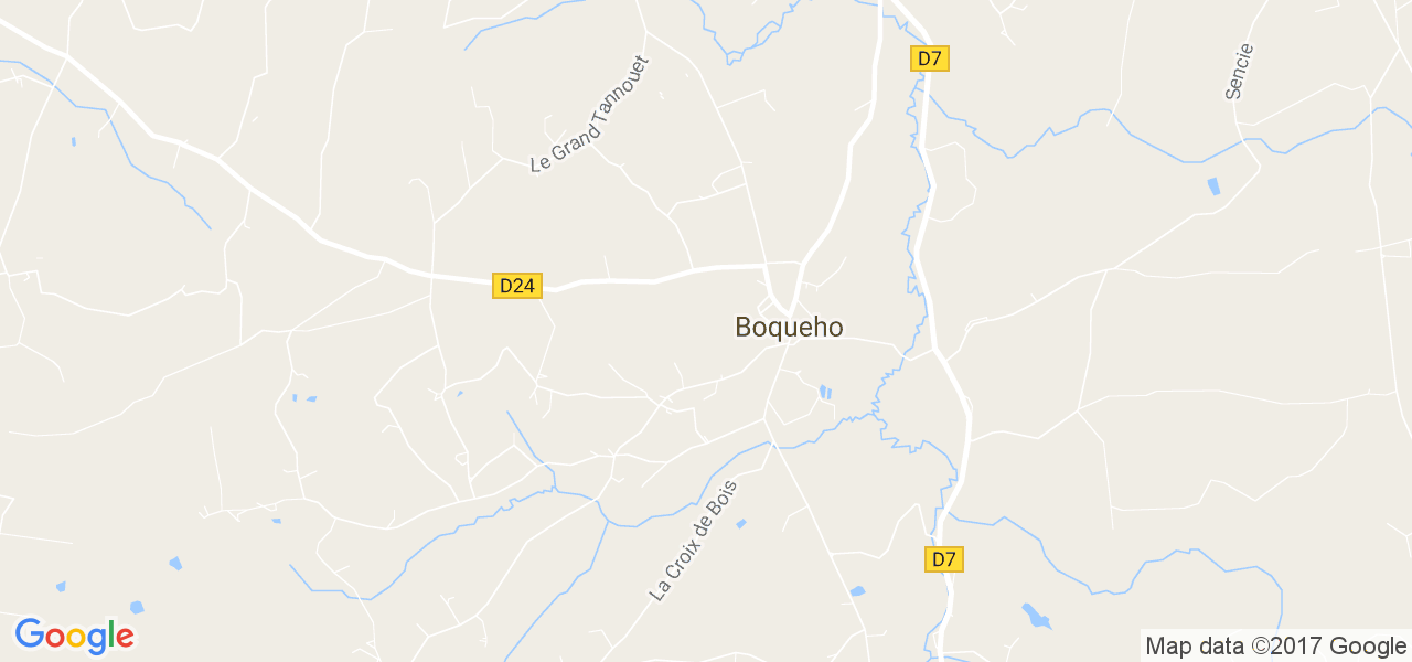 map de la ville de Boqueho