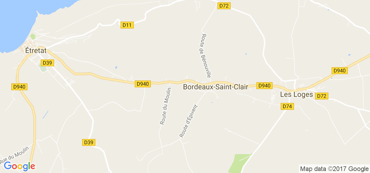 map de la ville de Bordeaux-Saint-Clair