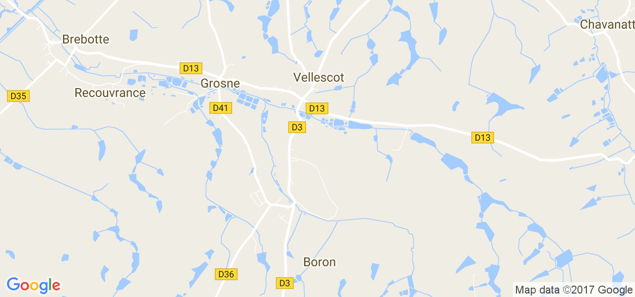 map de la ville de Boron