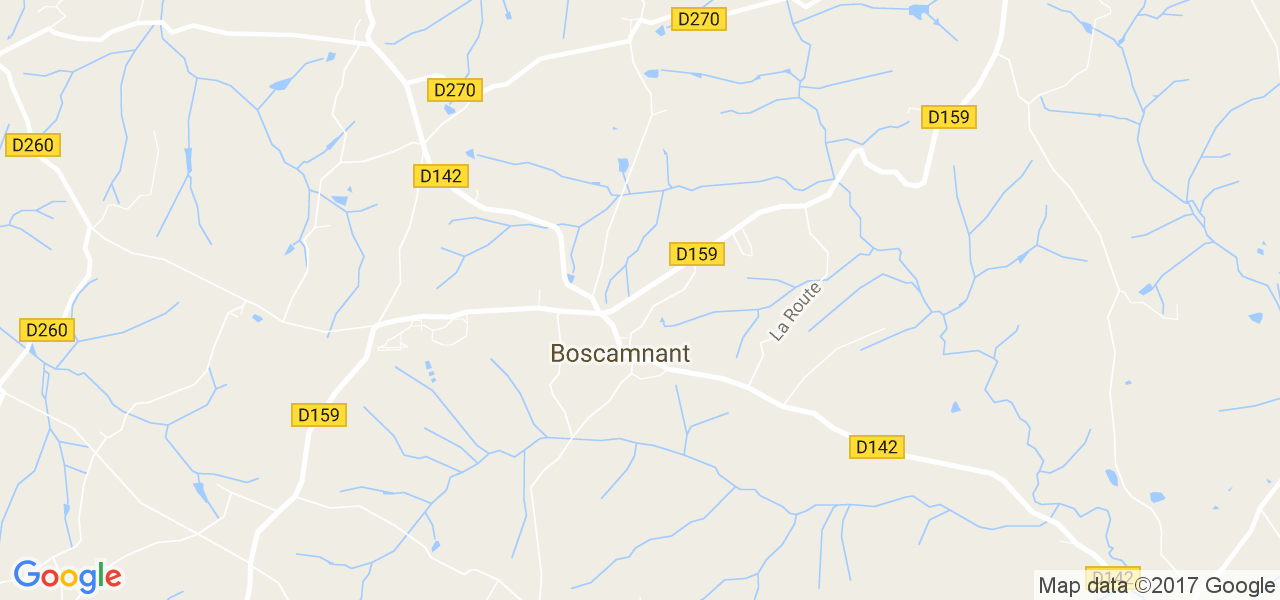 map de la ville de Boscamnant