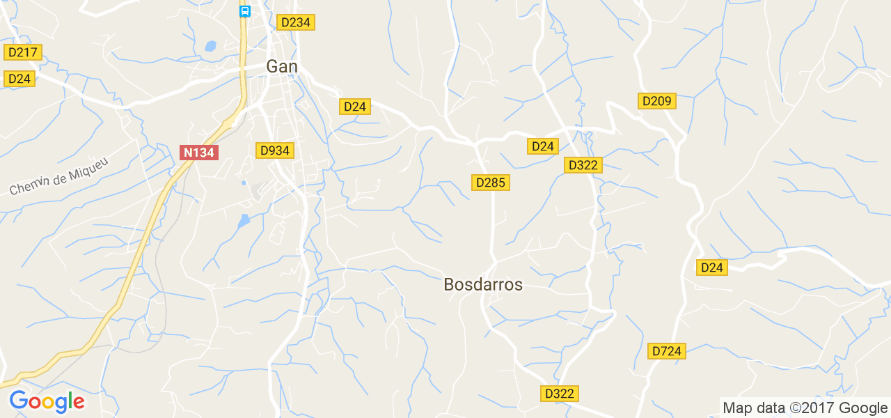 map de la ville de Bosdarros