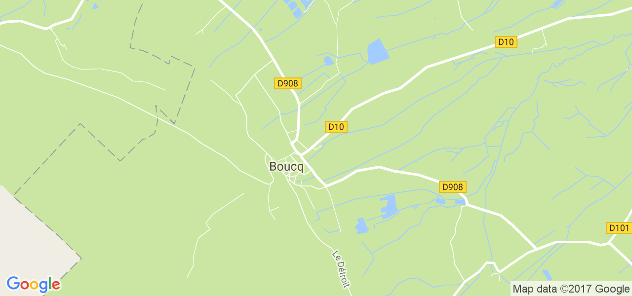 map de la ville de Boucq