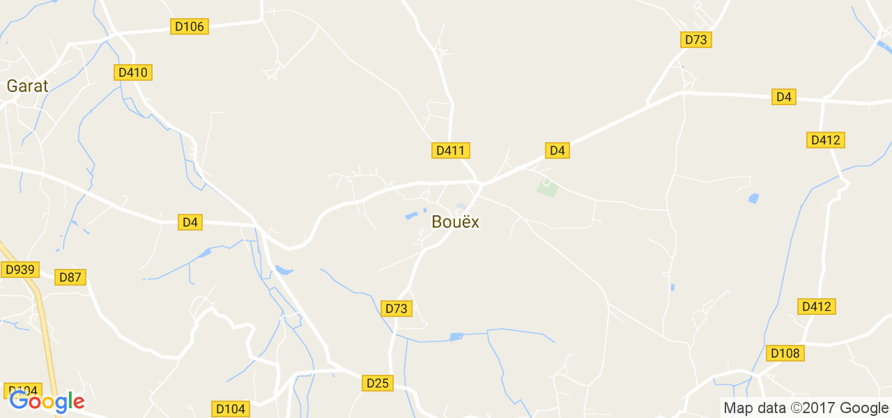 map de la ville de Bouëx