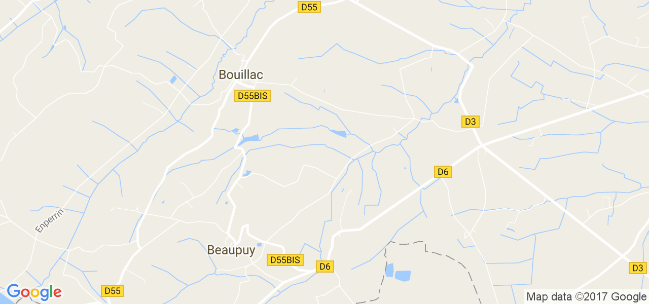 map de la ville de Bouillac