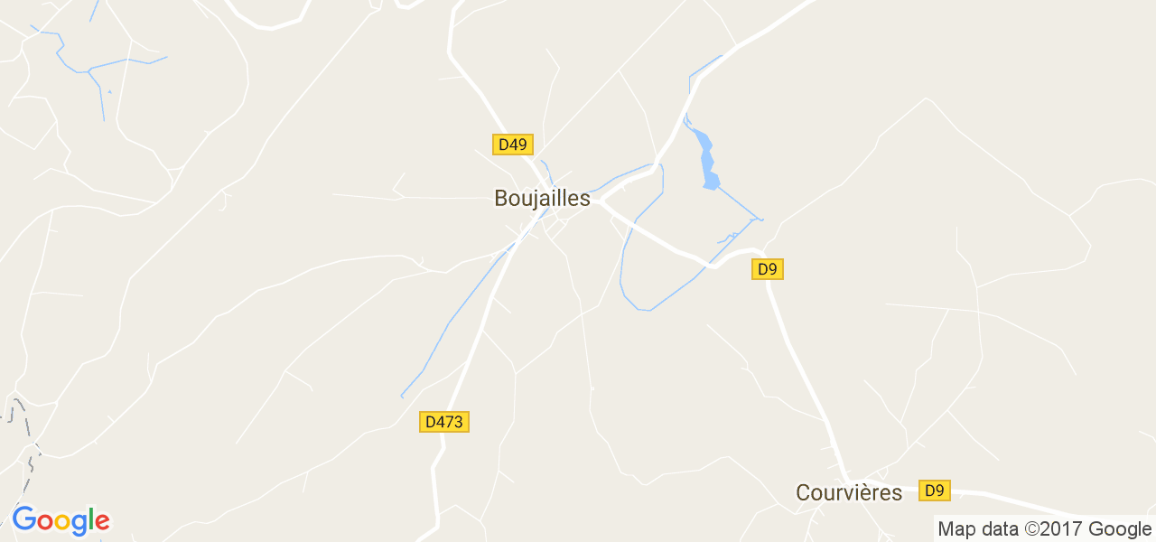 map de la ville de Boujailles