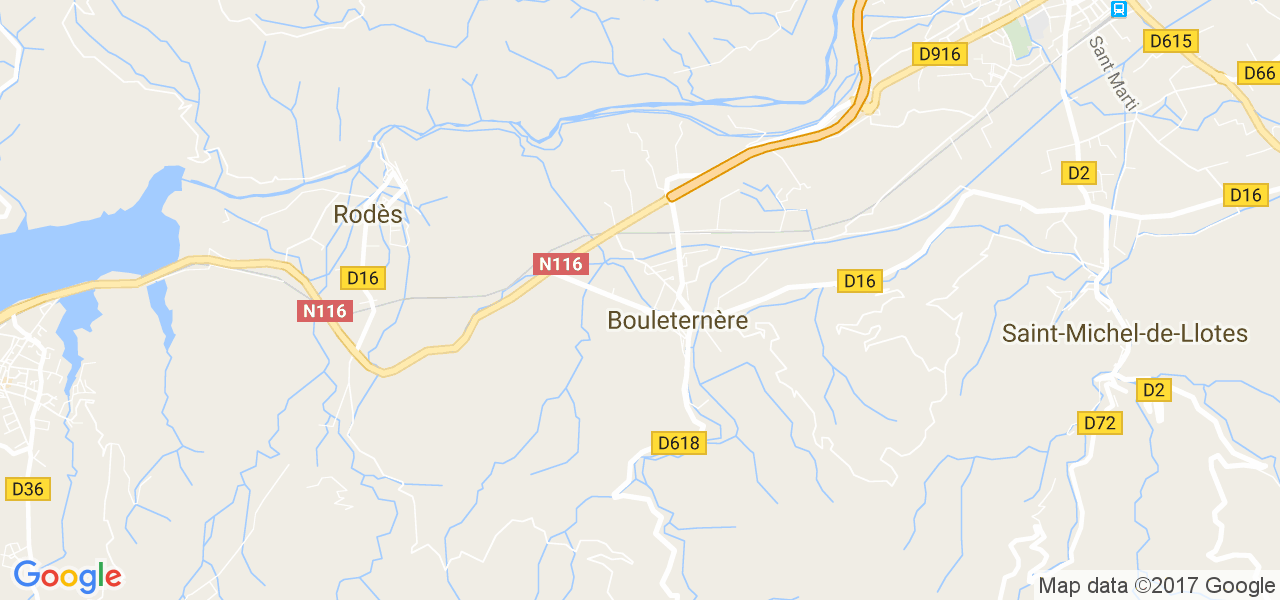 map de la ville de Bouleternère