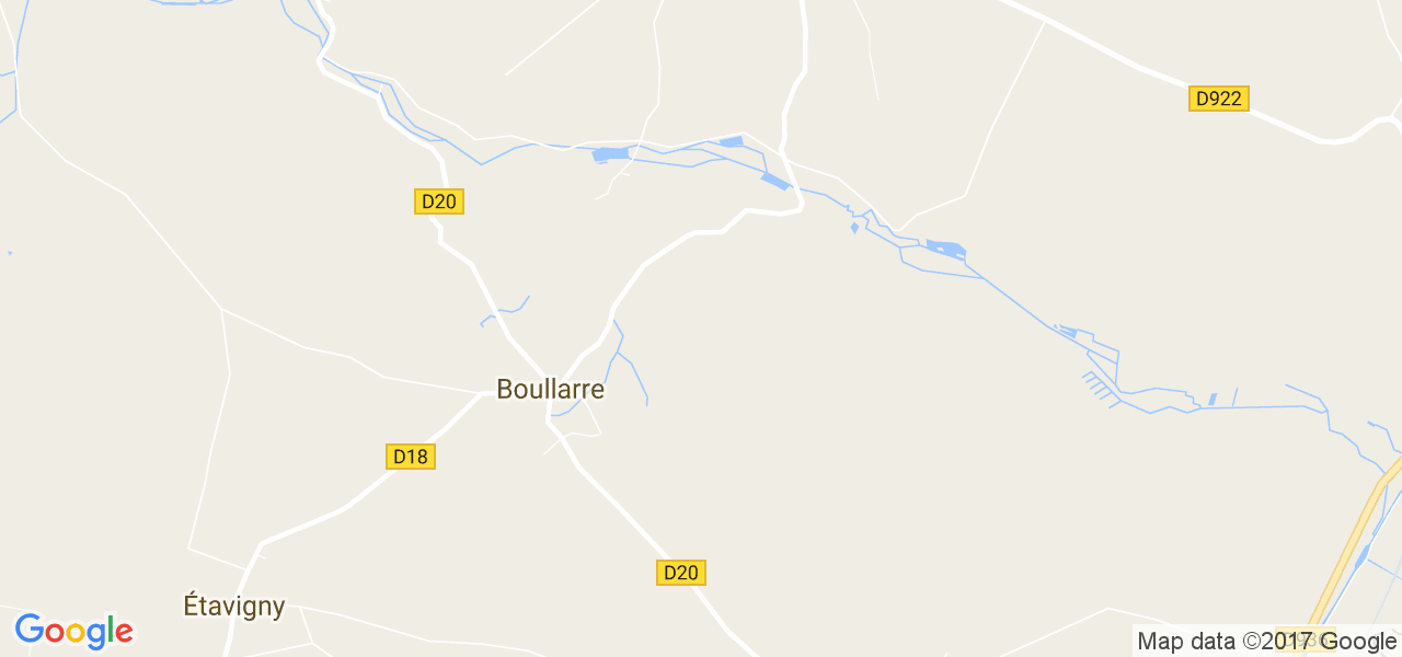 map de la ville de Boullarre