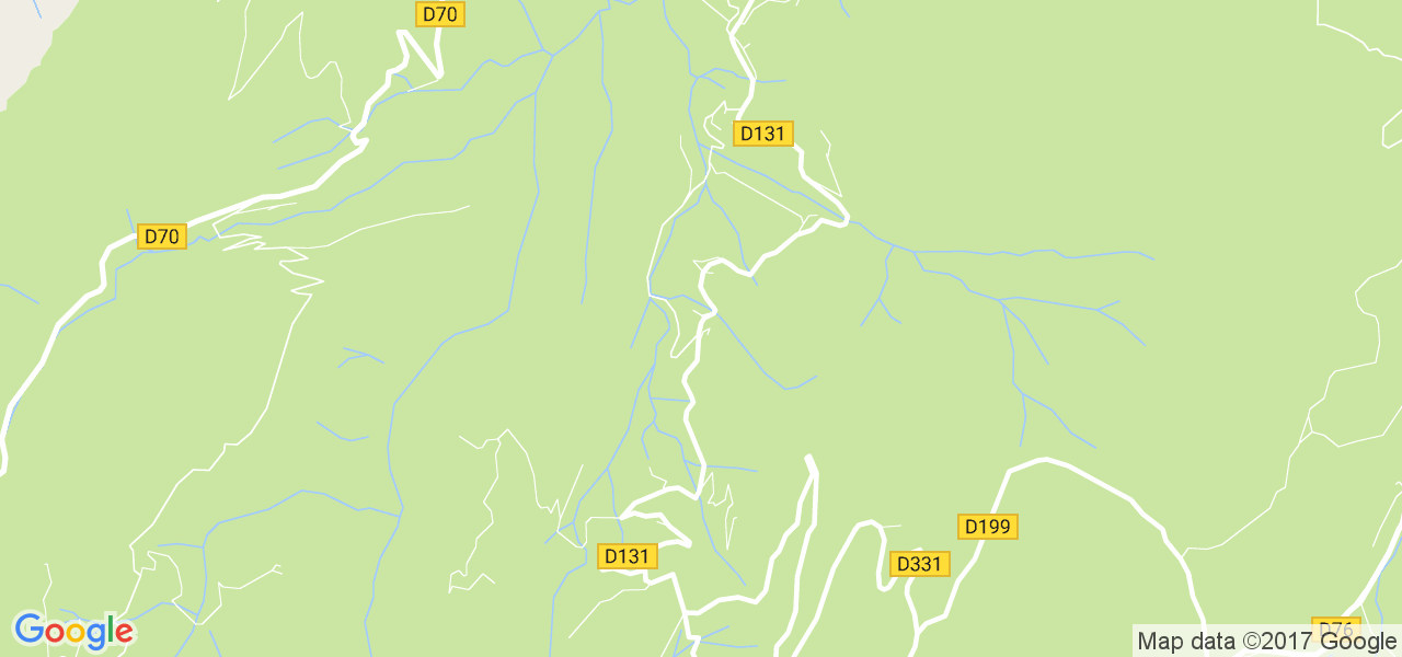 map de la ville de Bouvante