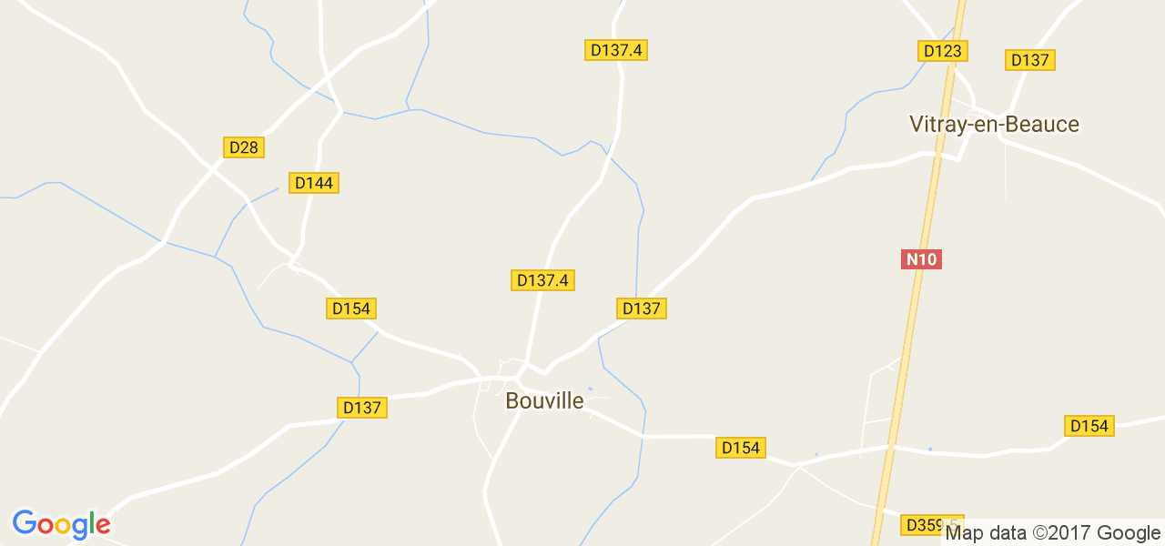 map de la ville de Bouville