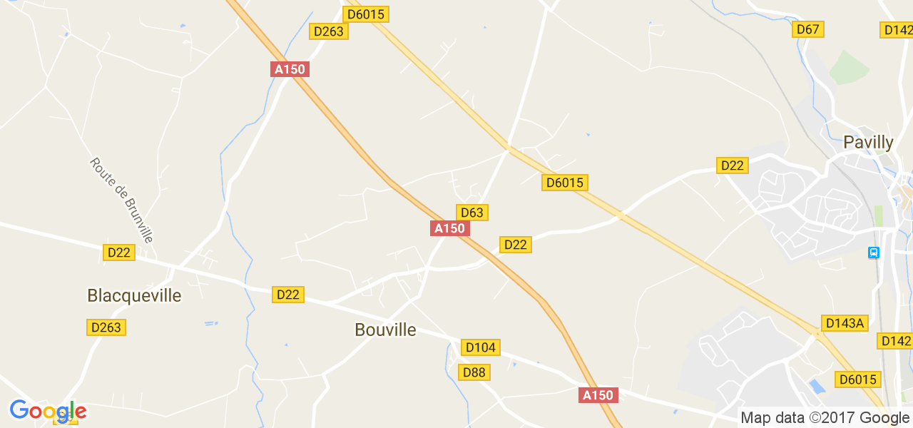 map de la ville de Bouville