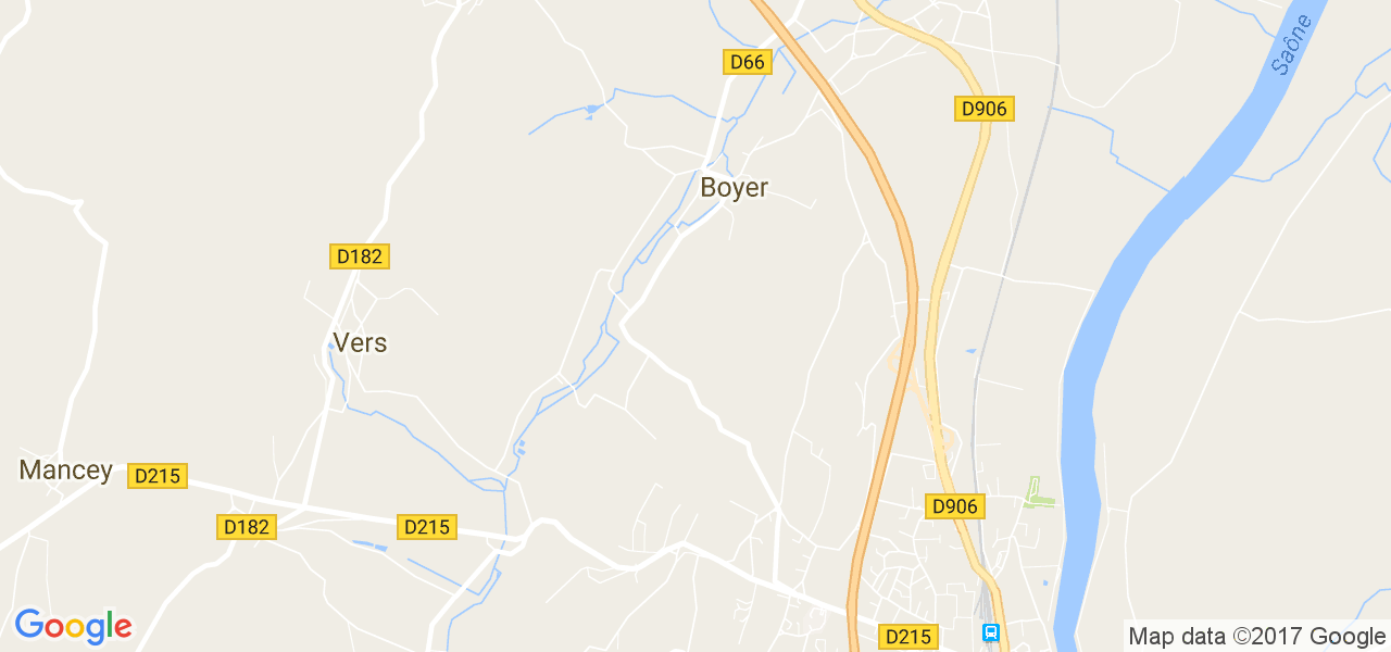 map de la ville de Boyer