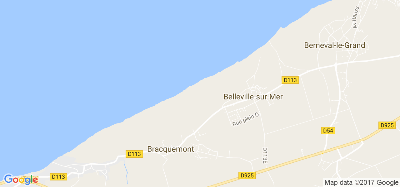 map de la ville de Bracquemont