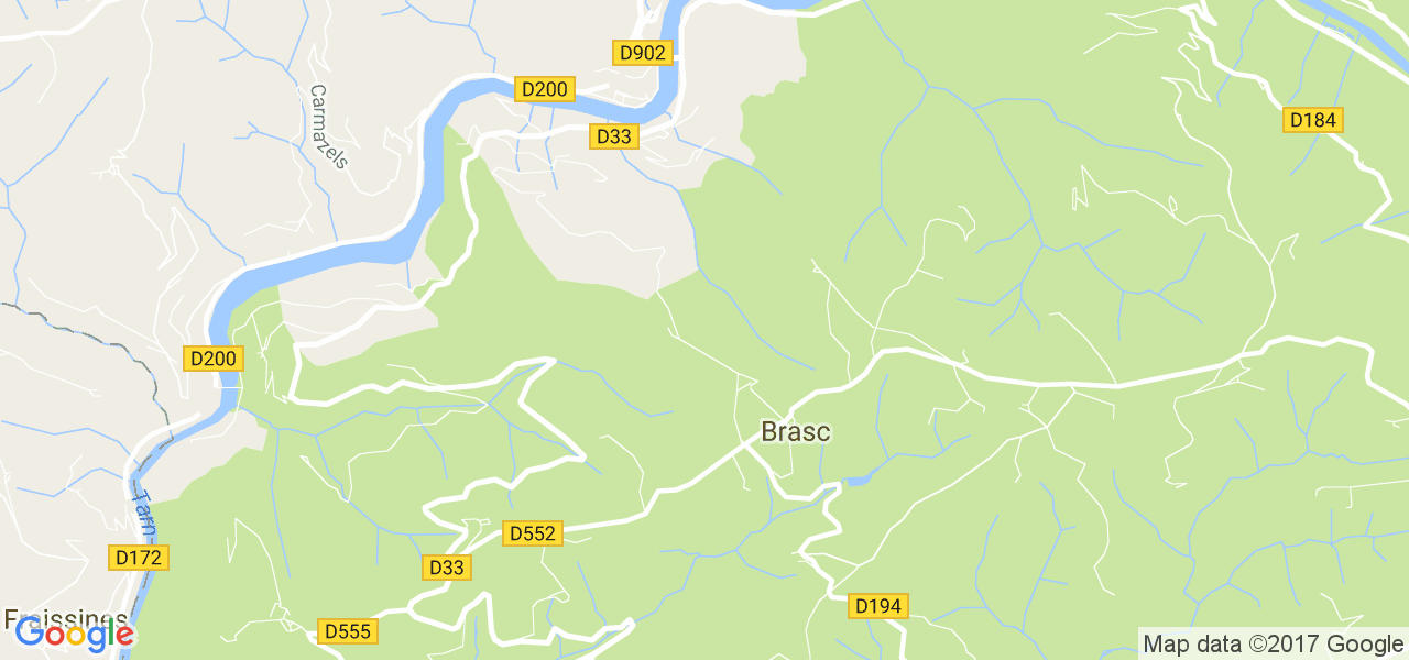 map de la ville de Brasc