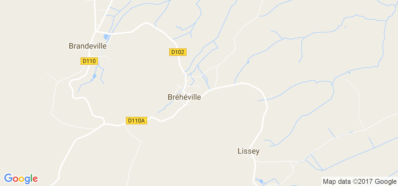 map de la ville de Bréhéville