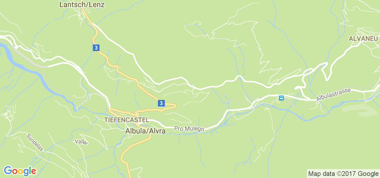 map de la ville de Brienz