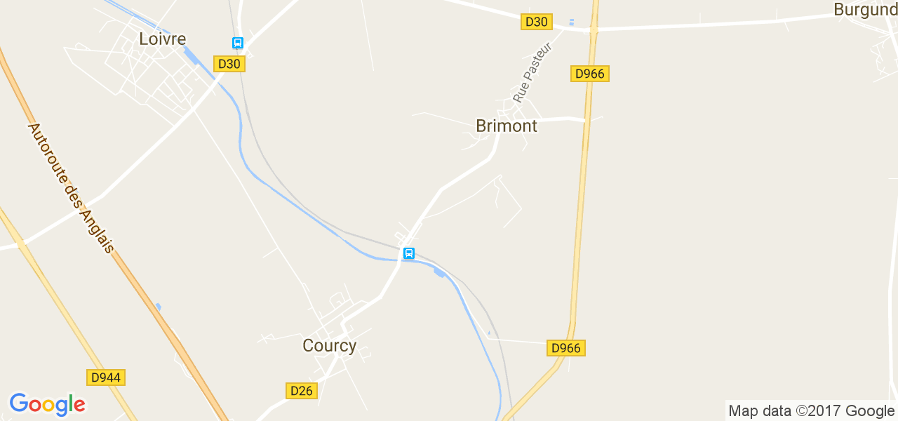 map de la ville de Brimont