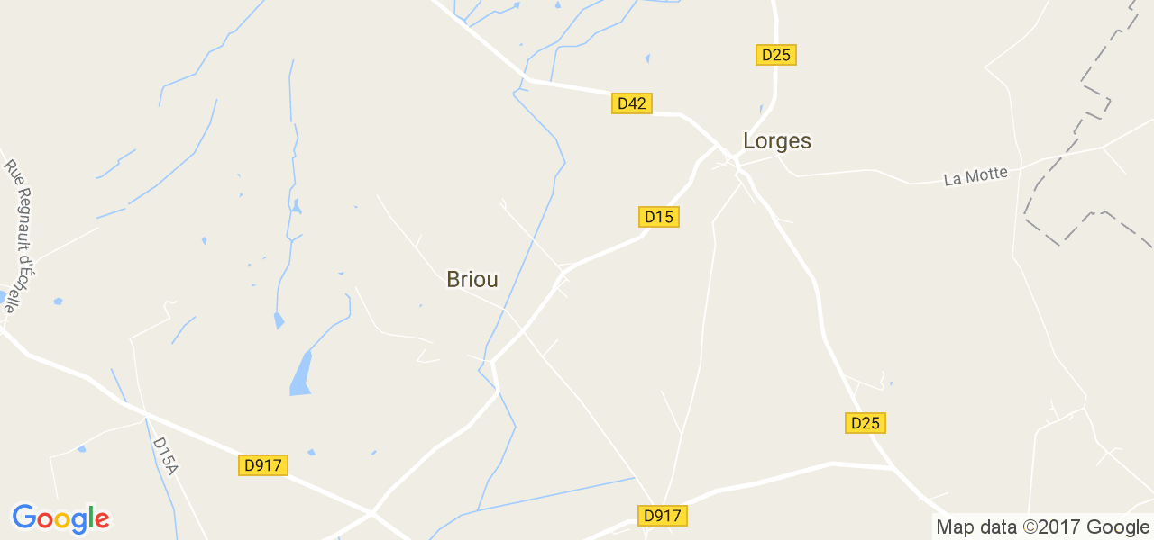 map de la ville de Briou