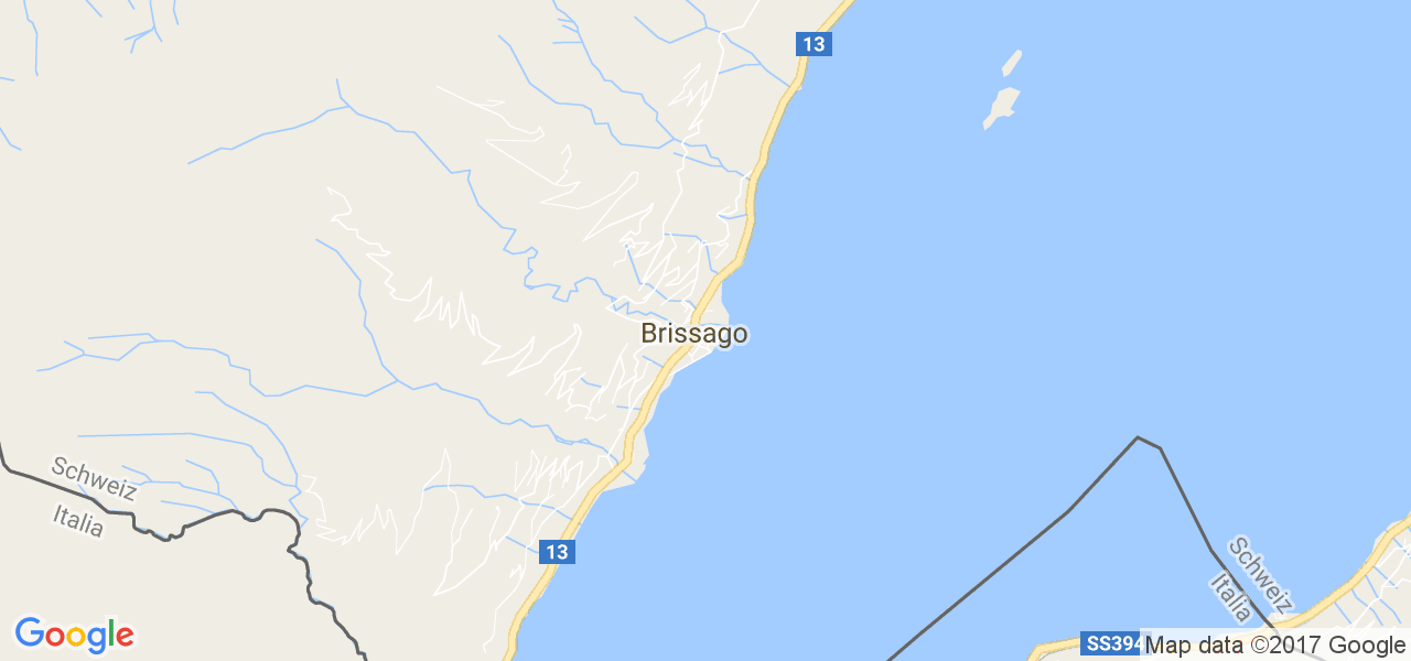 map de la ville de Brissago