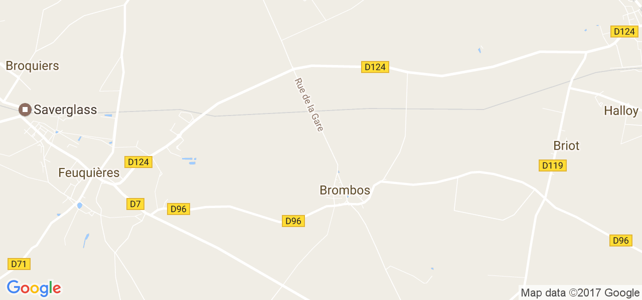 map de la ville de Brombos