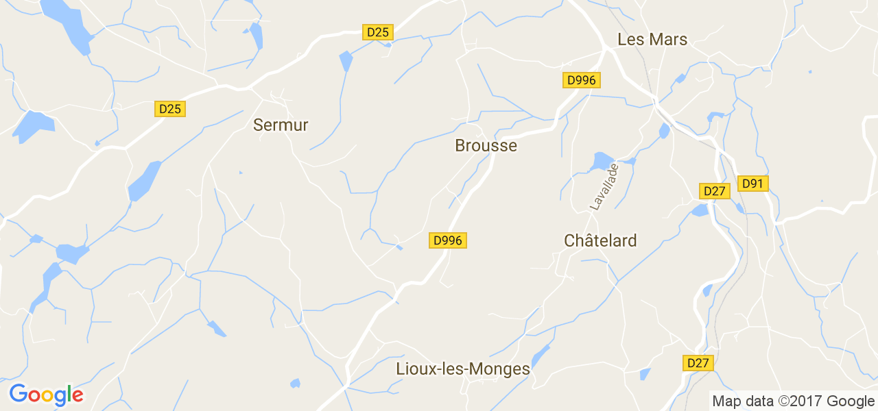 map de la ville de Brousse