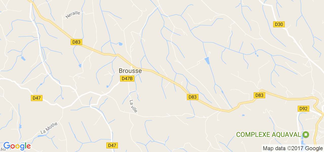 map de la ville de Brousse