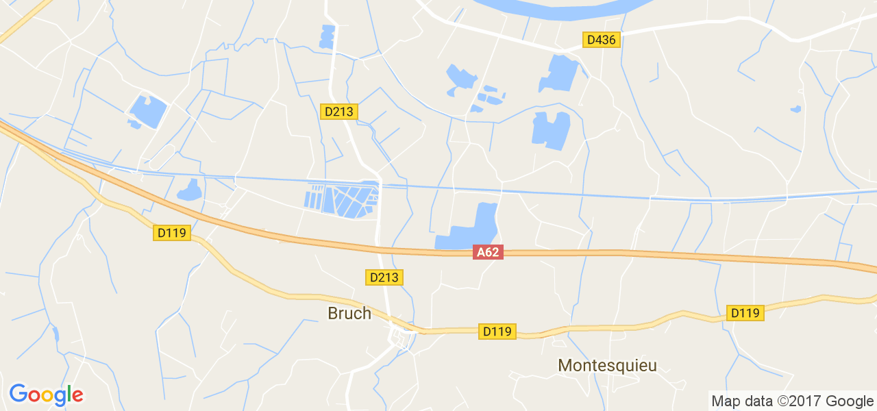 map de la ville de Bruch