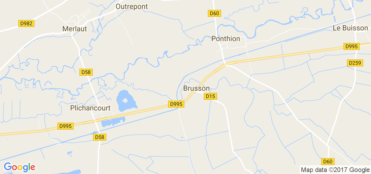 map de la ville de Brusson