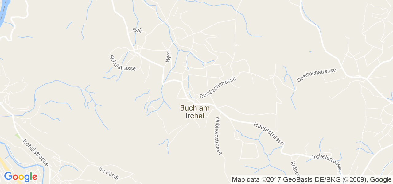 map de la ville de Buch am Irchel