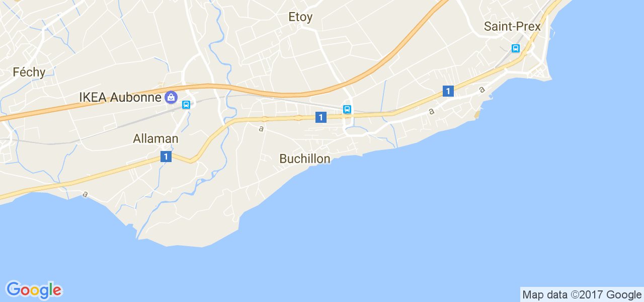 map de la ville de Buchillon