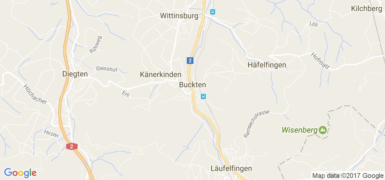 map de la ville de Buckten