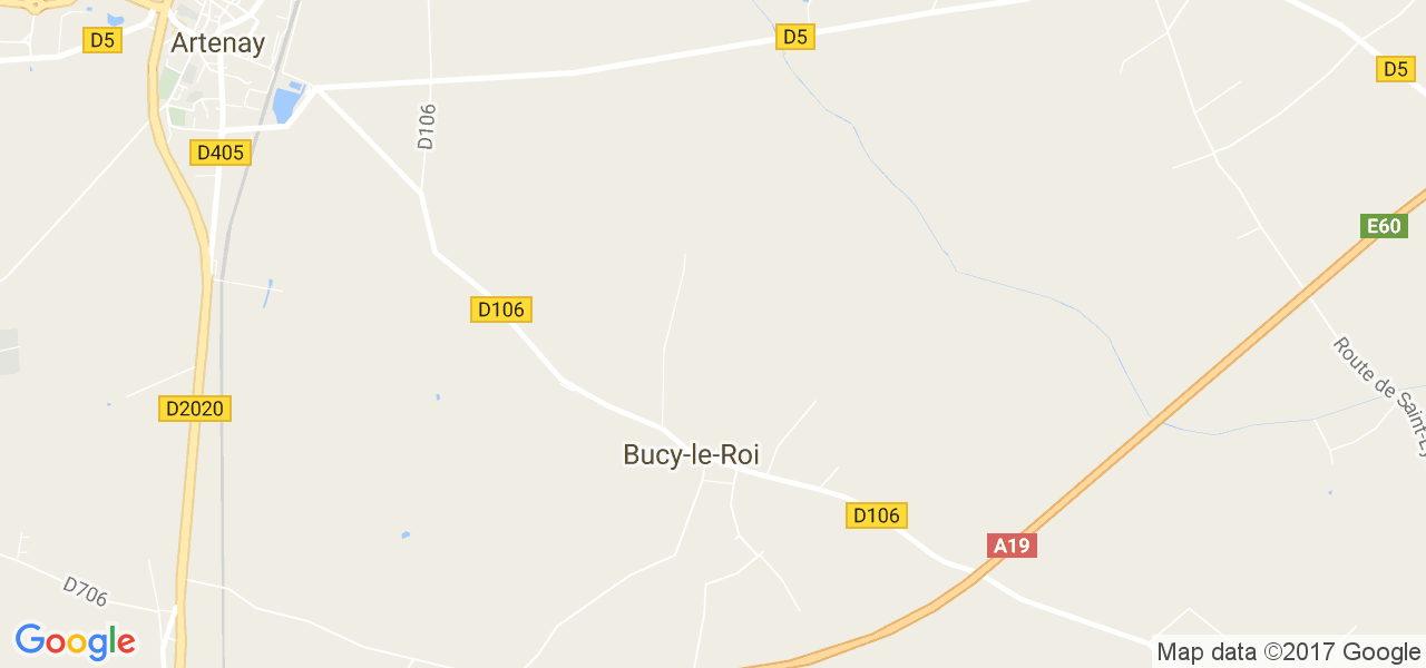 map de la ville de Bucy-le-Roi