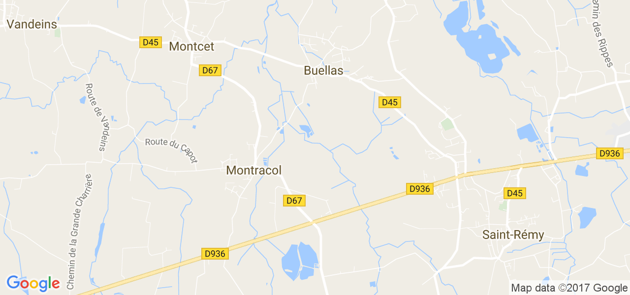 map de la ville de Buellas