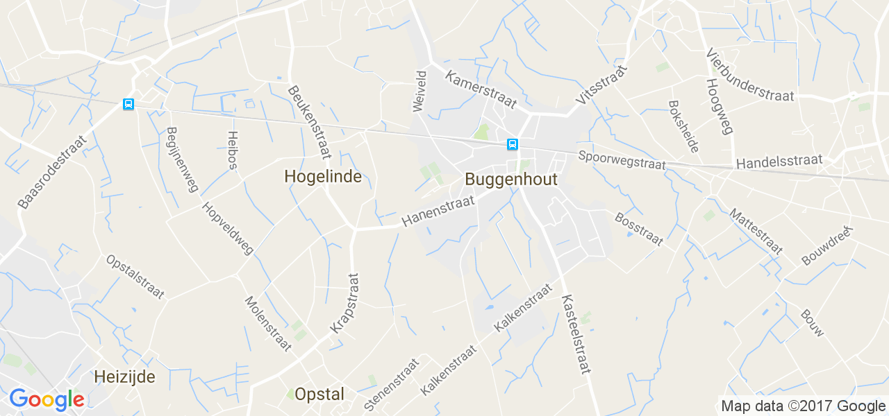 map de la ville de Buggenhout