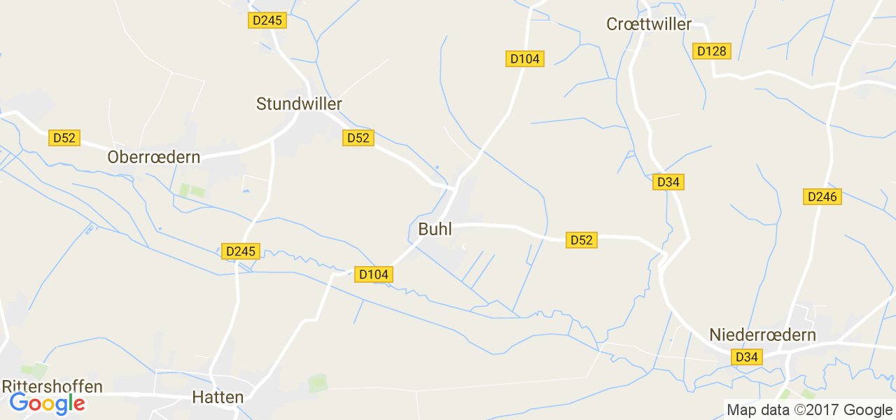 map de la ville de Buhl