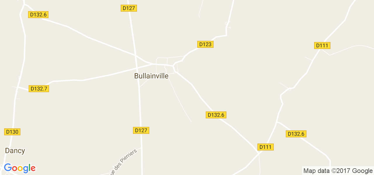 map de la ville de Bullainville