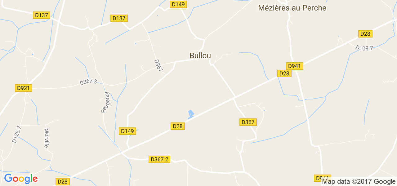 map de la ville de Bullou