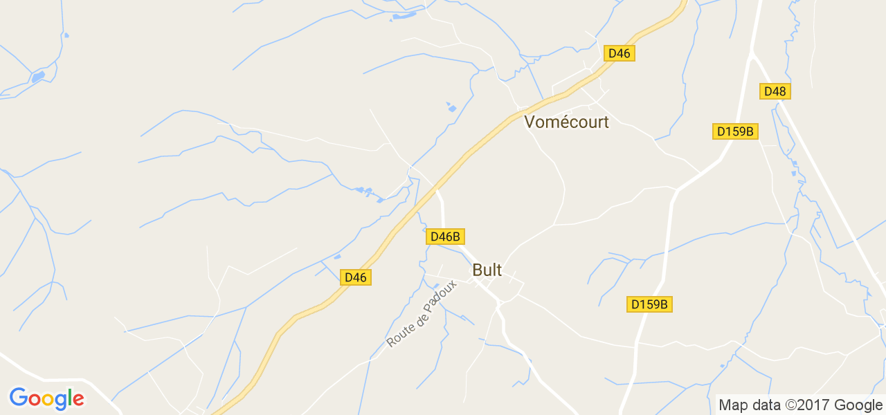 map de la ville de Bult