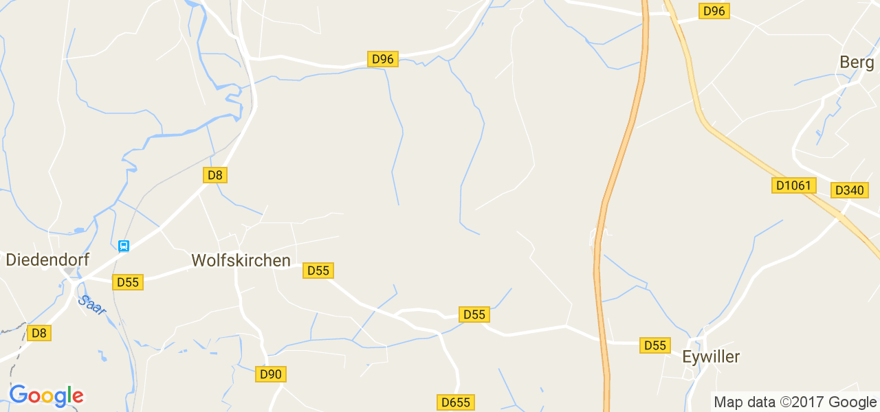 map de la ville de Burbach