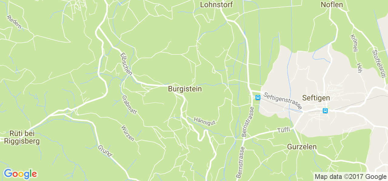 map de la ville de Burgistein