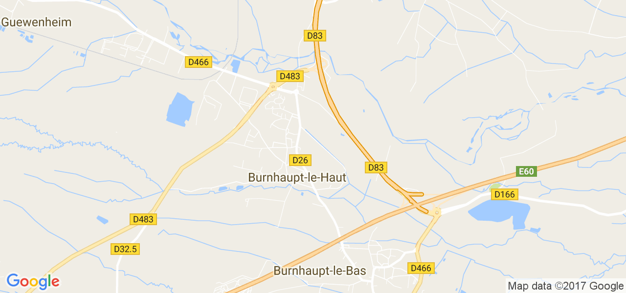 map de la ville de Burnhaupt-le-Haut