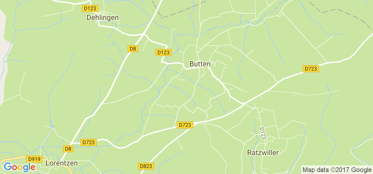 map de la ville de Butten