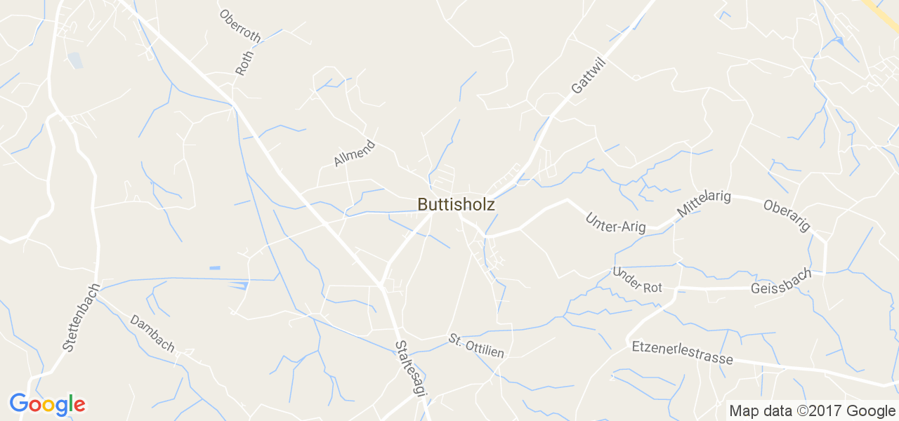 map de la ville de Buttisholz