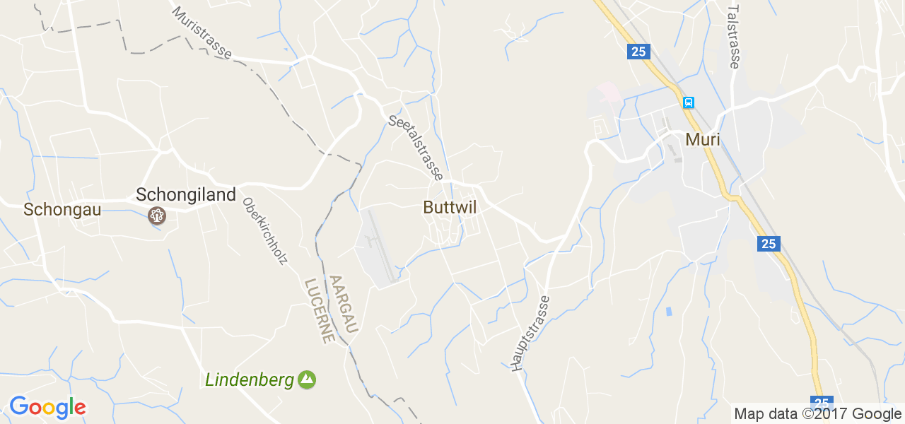 map de la ville de Buttwil