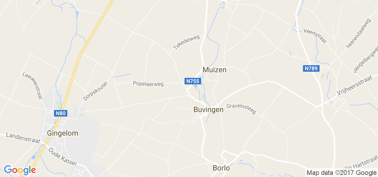 map de la ville de Buvingen