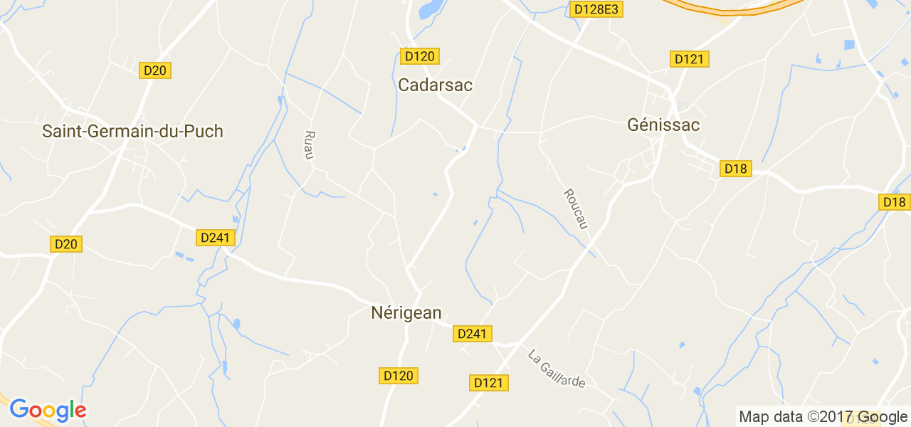 map de la ville de Cadarsac