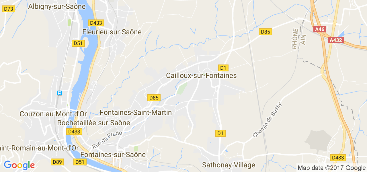 map de la ville de Cailloux-sur-Fontaines