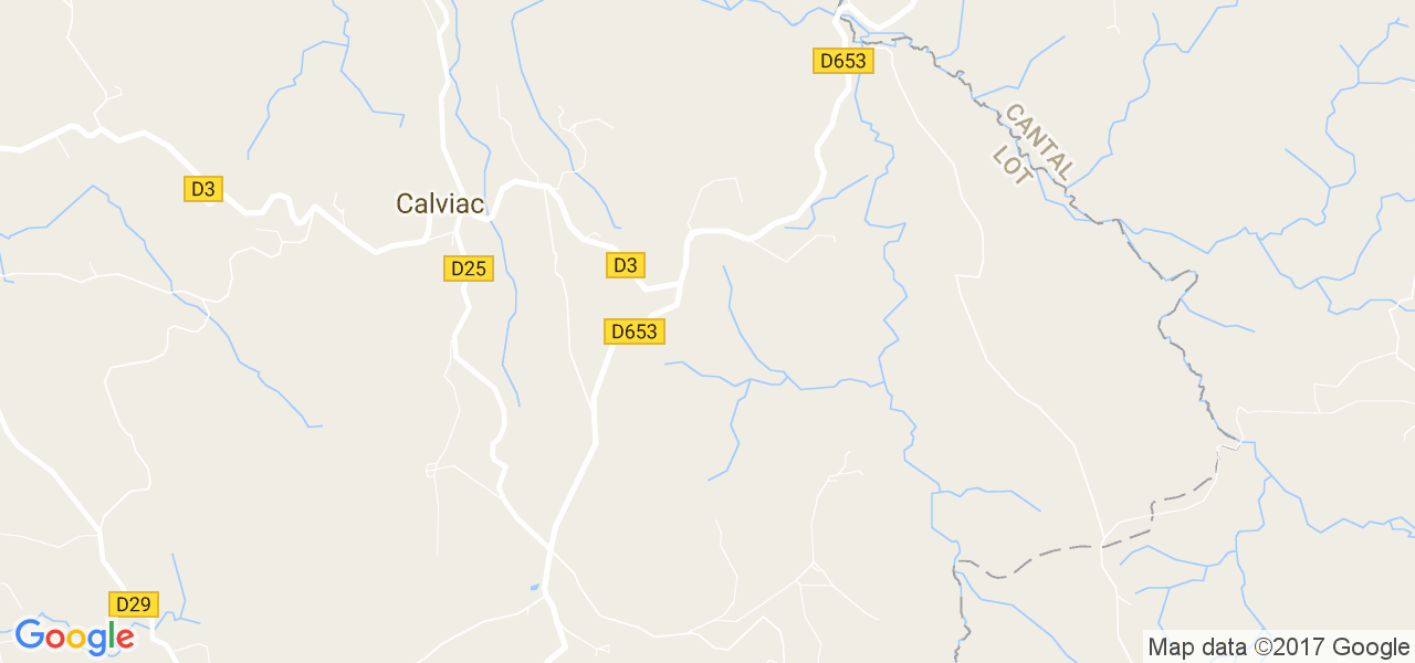 map de la ville de Calviac